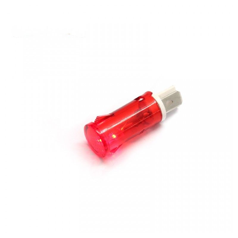 Plastic LED Indicator, 220V, Red,12mm