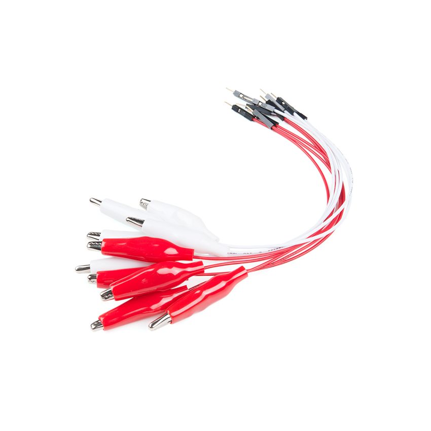 Alligator Clip with Pigtail (10 Pack)