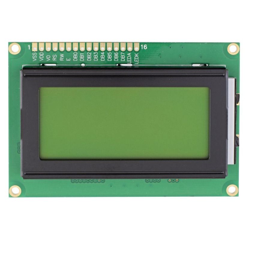 LCD Display, 16x2 Green Backlight for Arduino - Soldering Pins, 5V