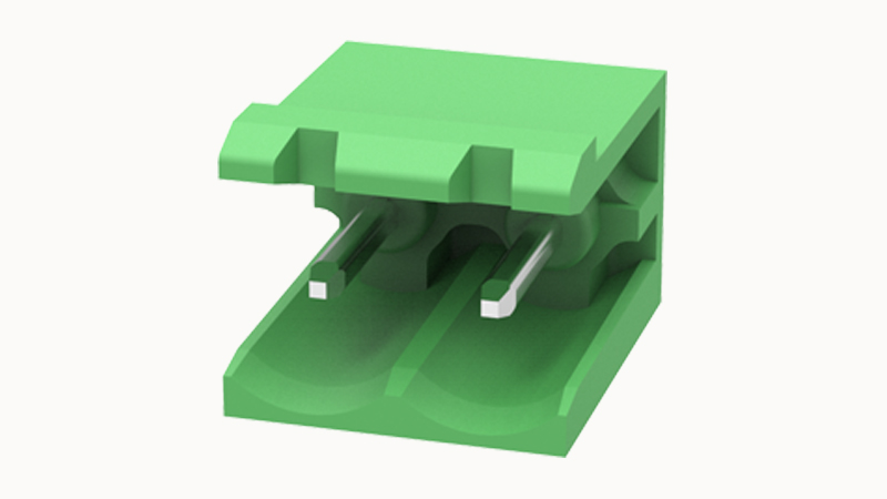 2EDGR-5.08-02P,Terminal Block, 5.08mm,2 Pin,M