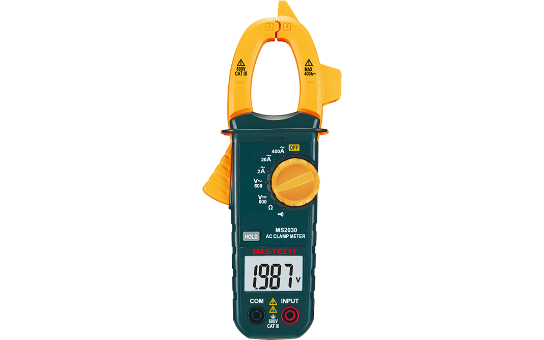 MS2030, Digital AC Clamp Meter – AC/DC Voltage, AC Current, Resistance Measurement