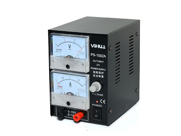 PS-1501A, 15V 1A Adjustable DC Linear Power Supply, Compact Design