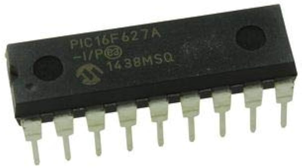 PIC16F627A-DIP, 8-Bit Microcontroller,20MHz,224 Bytes RAM