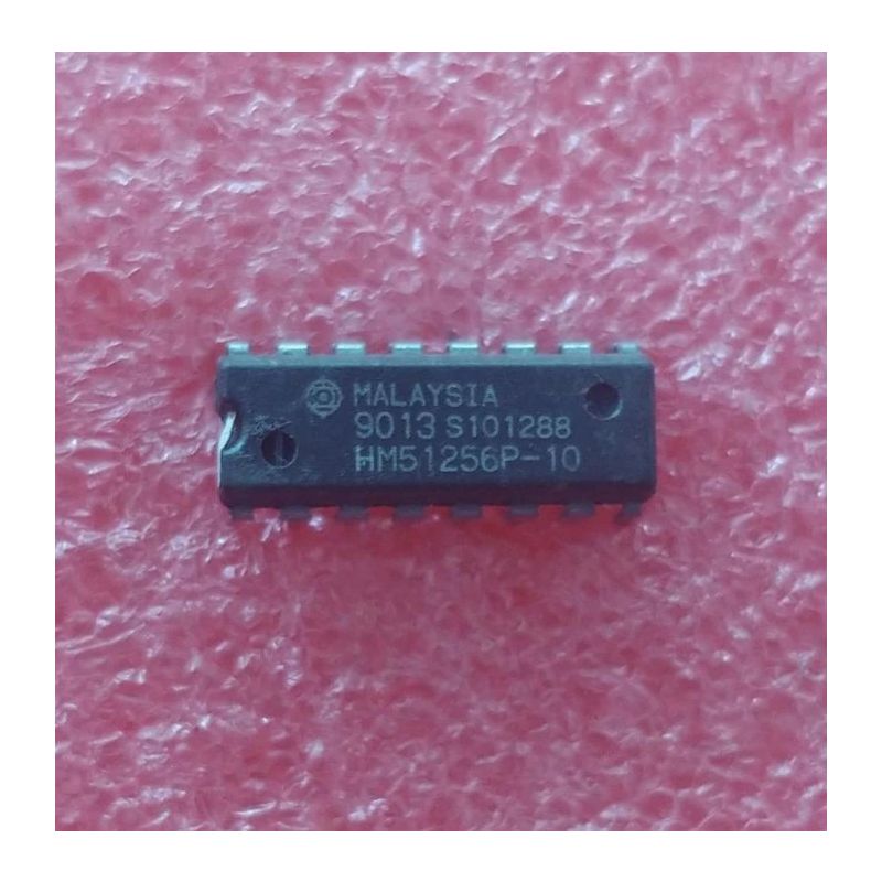 HM51256P-10, 256Kbit (32K x 8) CMOS SRAM, 100ns Access Time, 5V, DIP-28