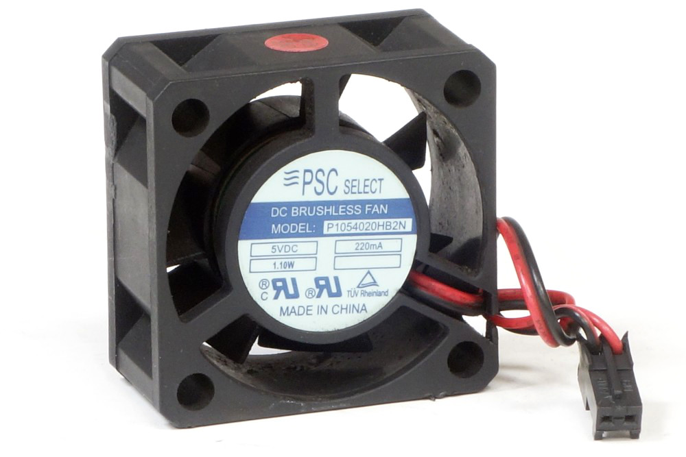 DC Brushless Fan, 5V, 1.4W, 280mA, Model P1054020HB2N - Efficient Cooling Solution