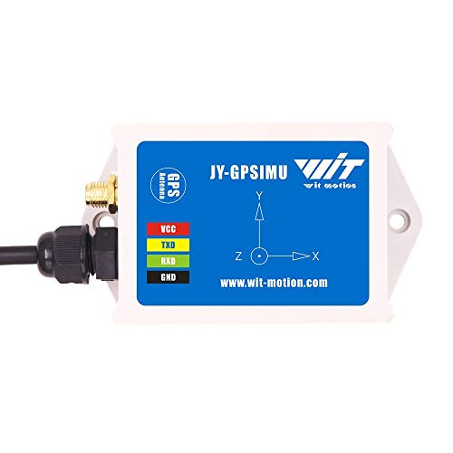 WitMotion WTGAHRS1 (JY-GPSIMU), 10-Axis High-Precision IMU + GPS Sensor – Accelerometer, Gyroscope, Magnetometer, Barometer, AHRS, TTL/UART