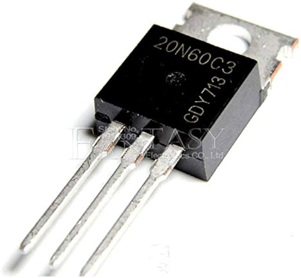 SPP20N60C3, N-Channel MOSFET, TO-220, 600V, 20A