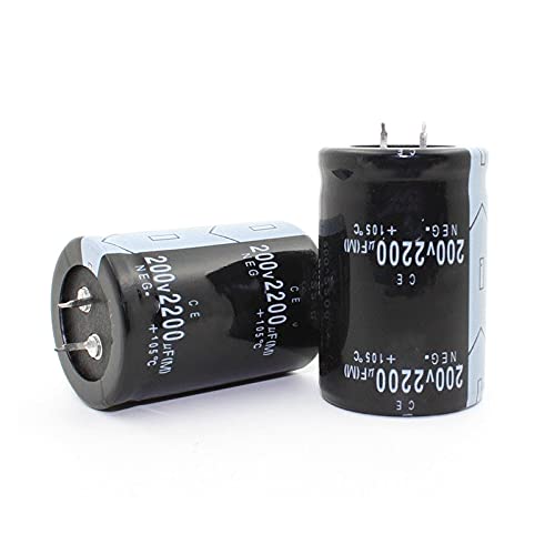 2200uF 200V Electrolytic Capacitor, High Voltage, Radial Lead