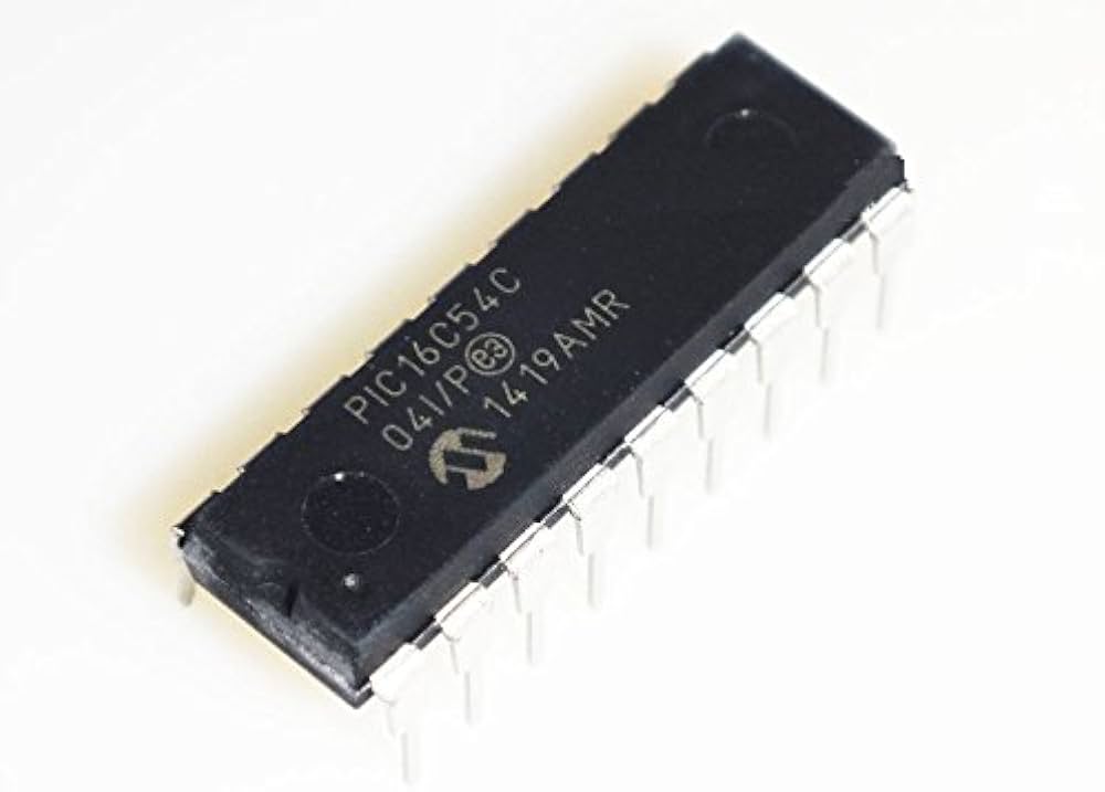 PIC16C54C-04/P Microcontroller, 8-Bit, 4 MHz Clock Frequency, 512 x 12-bit EPROM, DIP-18