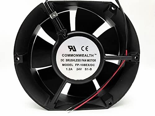 FP-108EX/DC, DC Brushless Fan Motor, 24V, 1.2A