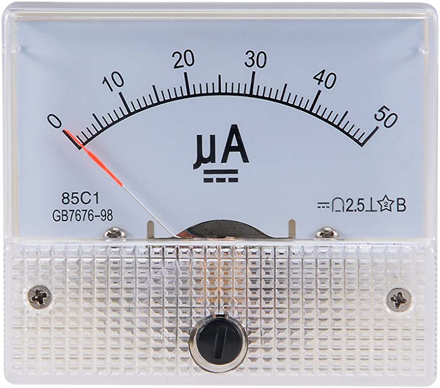 85C1/50uA,Analog Ammeter,Easy Installation