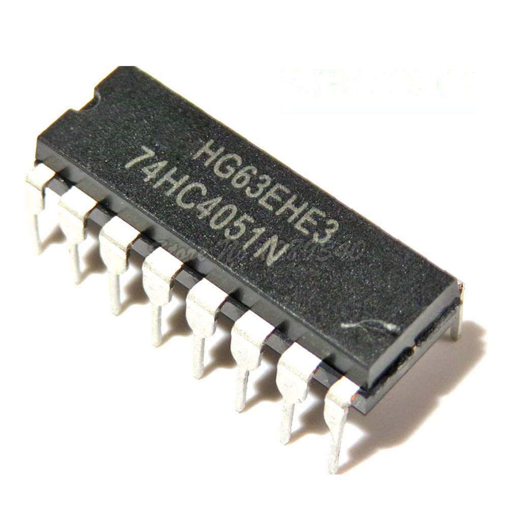 74HC4051N, 8-Channel Analog Multiplexer/Demultiplexer,DIP-16