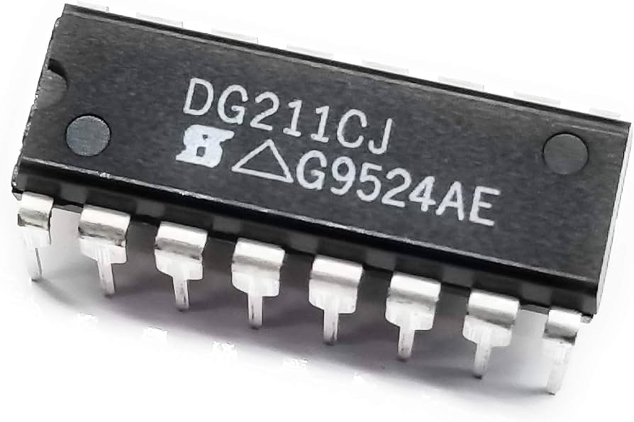 DG211CJ,Quad SPST Analog Switch,CMOS,DIP-16