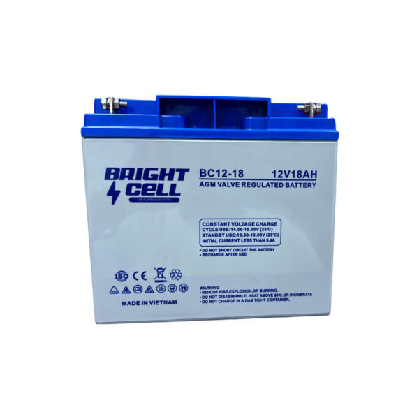 Bright Cell BC12‑18 12V 18Ah SLA (Sealed Lead‑Acid) Rechargeable Battery