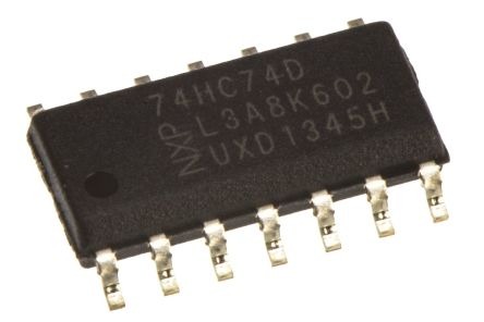 74HC74D - Flip Flop 2 Element D-Type 1 Bit Positive Edge 14-SOIC (0.154", 3.90mm Width)