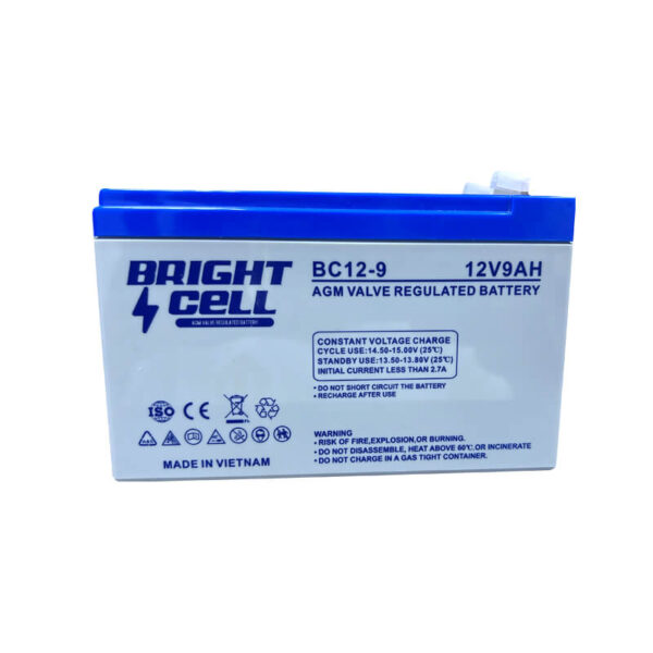 Bright Cell BC12‑9 12V 9Ah SLA (Sealed Lead‑Acid) Rechargeable Battery