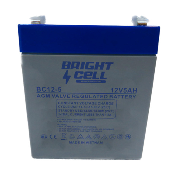 Bright Cell BC12‑5 12V 5Ah SLA (Sealed Lead‑Acid) Rechargeable Battery