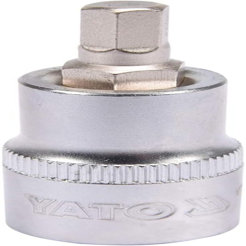 YT-04384 ,Socket Bit Hex, 8mm, 1/2-Inch Drive, 50mm Length