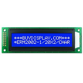 LCD Display 20x2 Blue Backlight for Arduino 5V DC, 20 Characters.