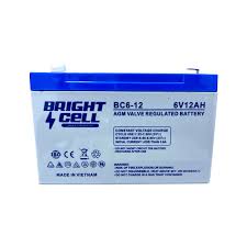 Bright Cell BC6-12 6V 12Ah SLA (Sealed Lead‑Acid) Rechargeable Battery
