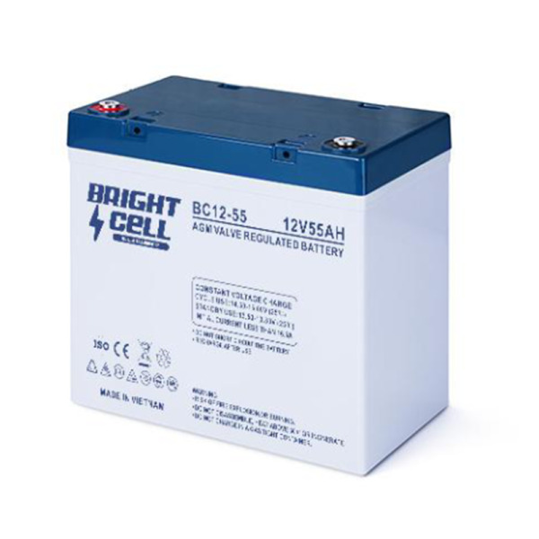 Bright Cell BC12-55 12V 55Ah SLA (Sealed Lead‑Acid) Rechargeable Battery