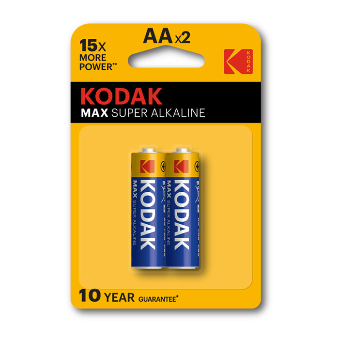 Kodak 1.5V, 2.8Ah Alkaline Battery