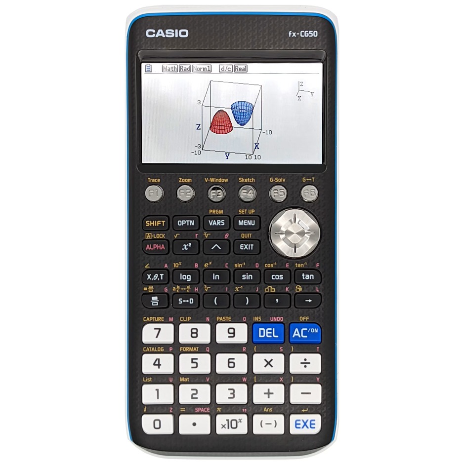 Casio fx-CG50 Color Graphing Calculator High-Resolution 3D Graphing Natural Display