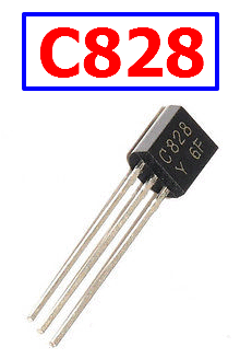 2SC828 ,NPN Epitaxial Planar Transistor, Small Signal Amplifier, TO-92