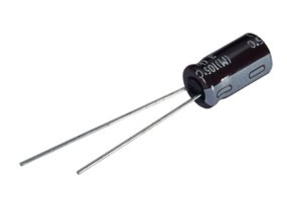 10µF 100V Electrolytic Capacitor - Radial Lead