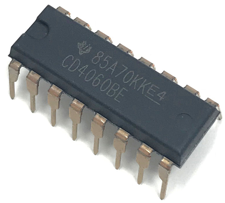 CD4060BE,14-Stage Binary Ripple Counter with Oscillator,DIP-16
