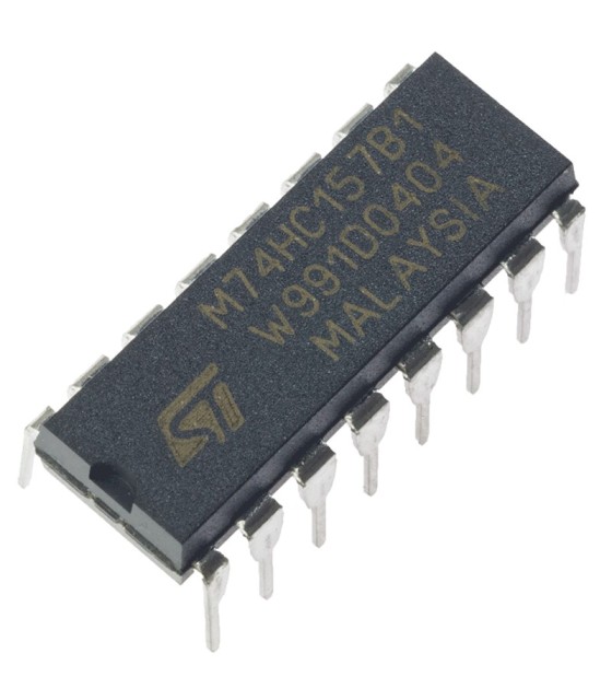 M74HC157B1, Quad 2-Channel Multiplexer, DIP-16