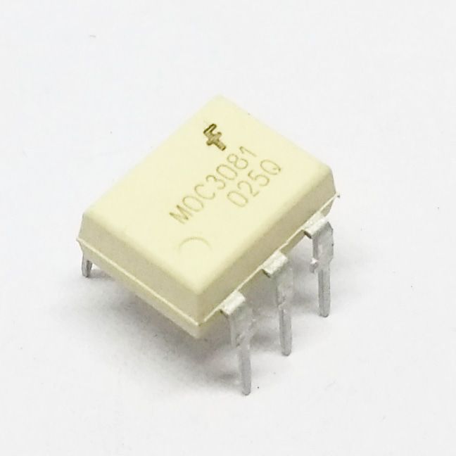 MOC3081,Optocoupler with Zero-Crossing Triac Driver,DIP-6