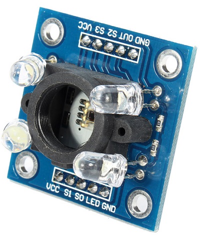 TCS3200, Color Recognition Sensor Module - 4 LED, 5V Input