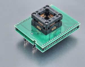 DIL48/QFP64-1.02 ZIF R5F-6