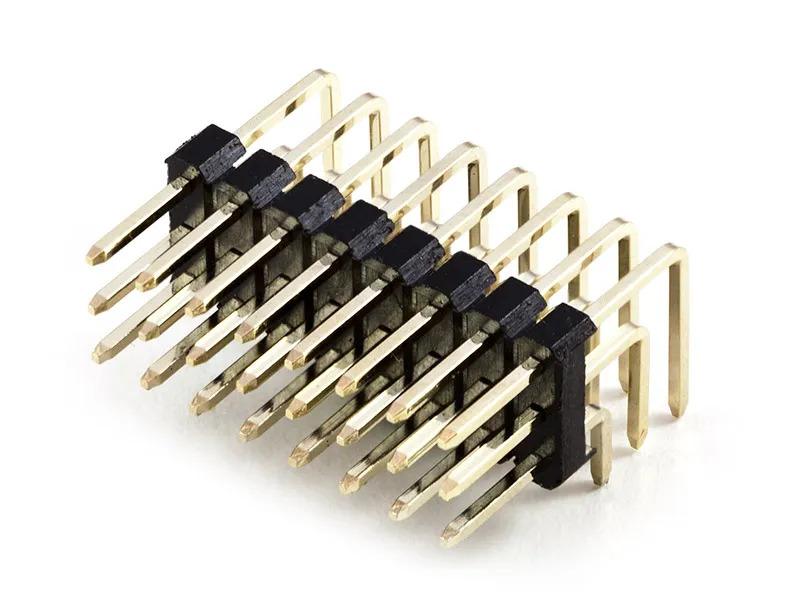 Right Angle Header Connector,3x40 Angle,2.54mm Pitch,3-Row ,120-Pin,M