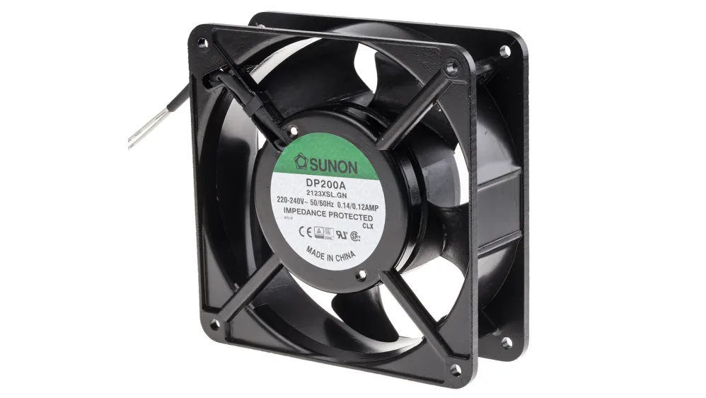 DP200A2123XSLGN Sunon Axial Fan 220V AC 120x120x38mm 0.14A Impedance Protected