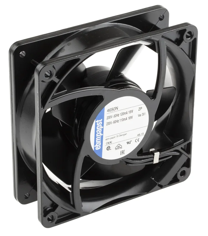 4650N EBMPapst AC Axial Fan 230V 120x120x32mm 19W Ball Bearing