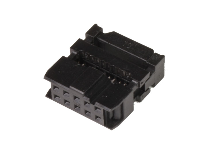 FC-10P, IDC Cable Connector, 10-Pin Flat Ribbon Connector for IDC Cables
