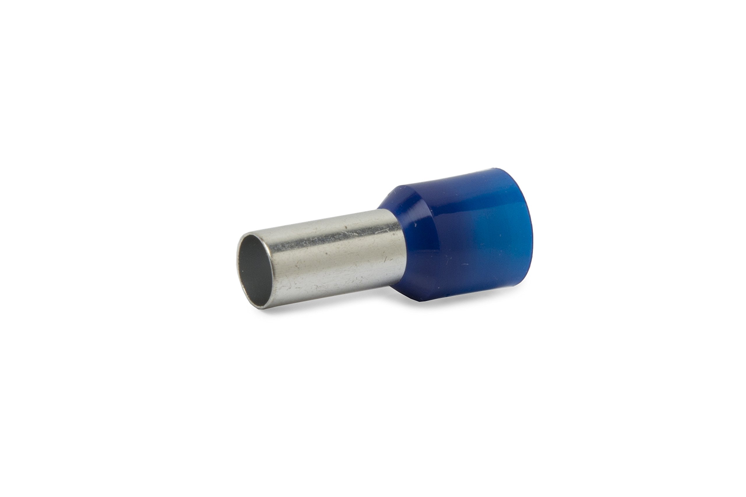 FERRULE100PK Tubular Wire Ferrules 1point5mm2 Blue 16AWG 100 Pieces Pack