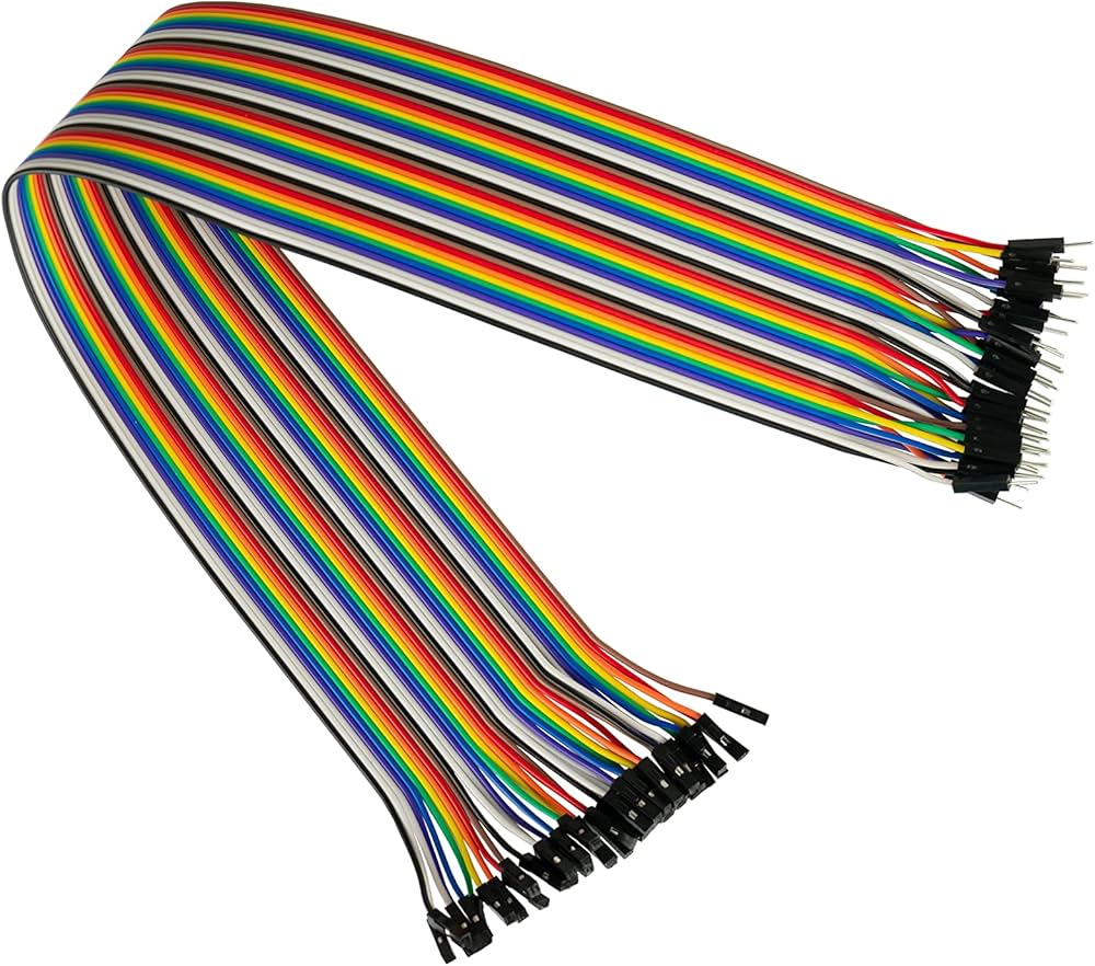 Male to Female Jumper Wire Set 40cm 26AWG Flexible Breadboard Jumper