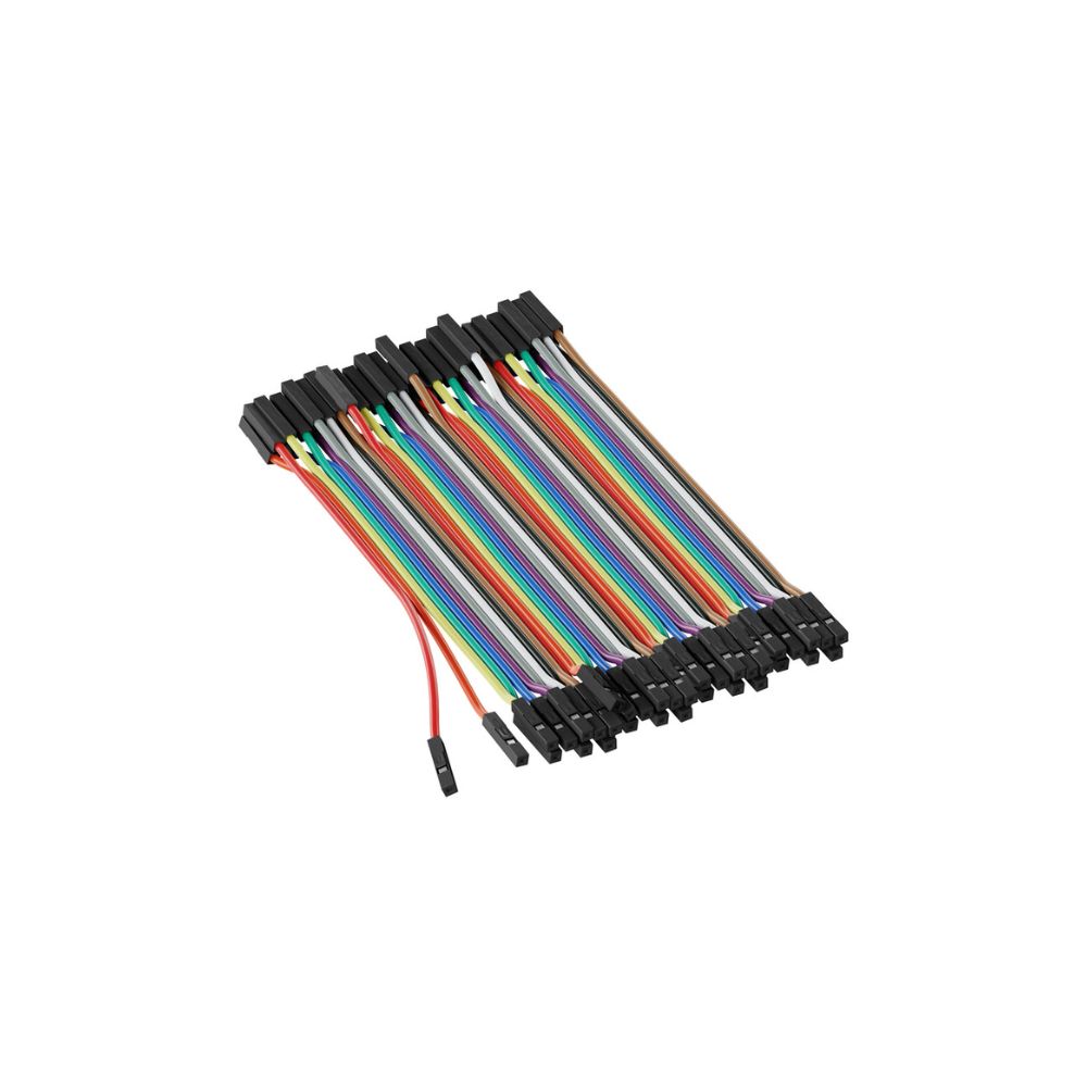 Female to Female Jumper Wire -10CM Set of 40 ,Ideal for Prototyping and Breadboard Projects