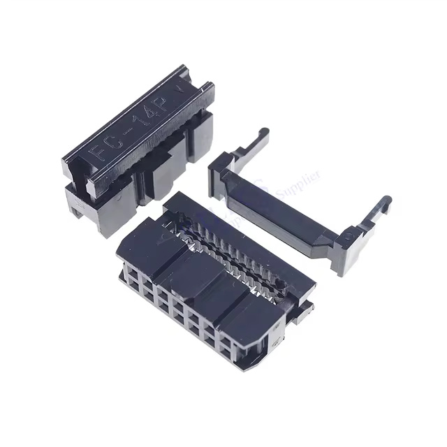 FC-14P IDC Connector 2.54mm Pitch 14-Pin Flat Ribbon Cable Socket