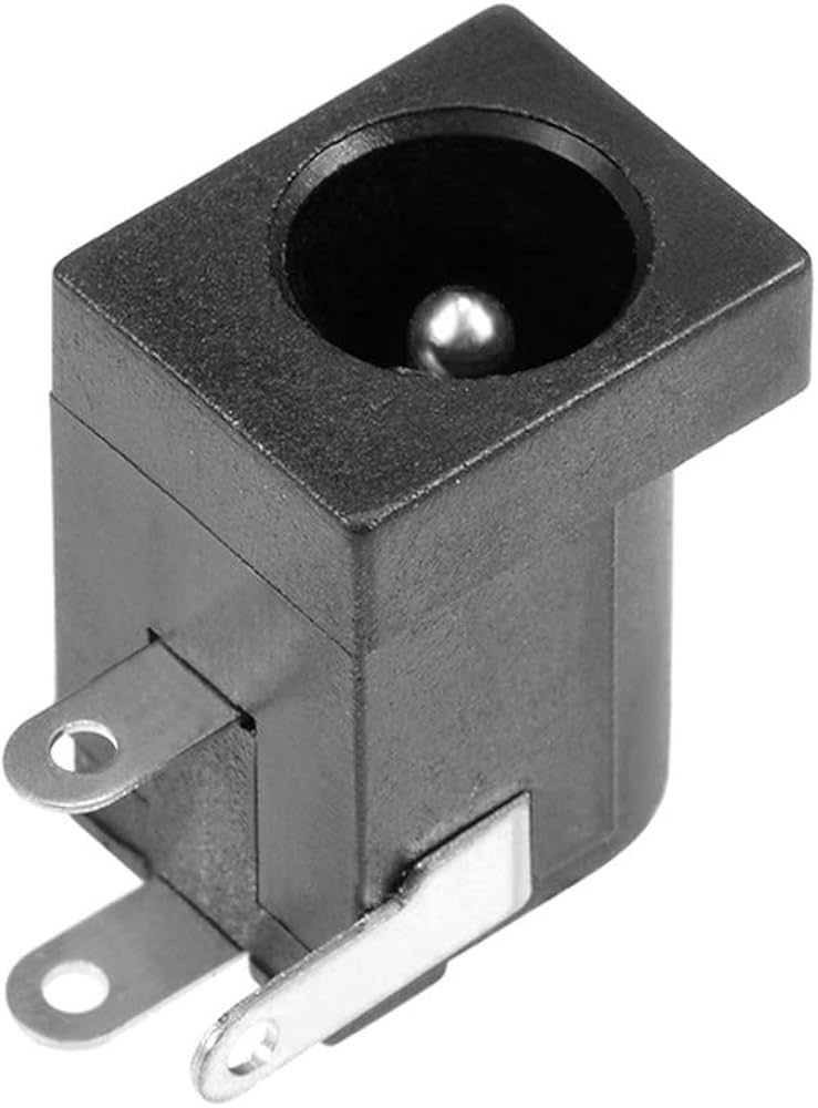 DC-005 Female DC Power Jack PCB Mount 2.1mm x 5.5mm Socket 3-Pin