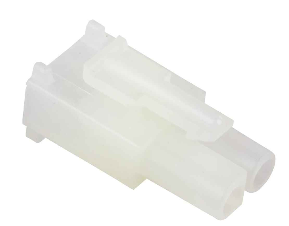 JST Connector,White Housing,2.54mm Pitch,2-Pin