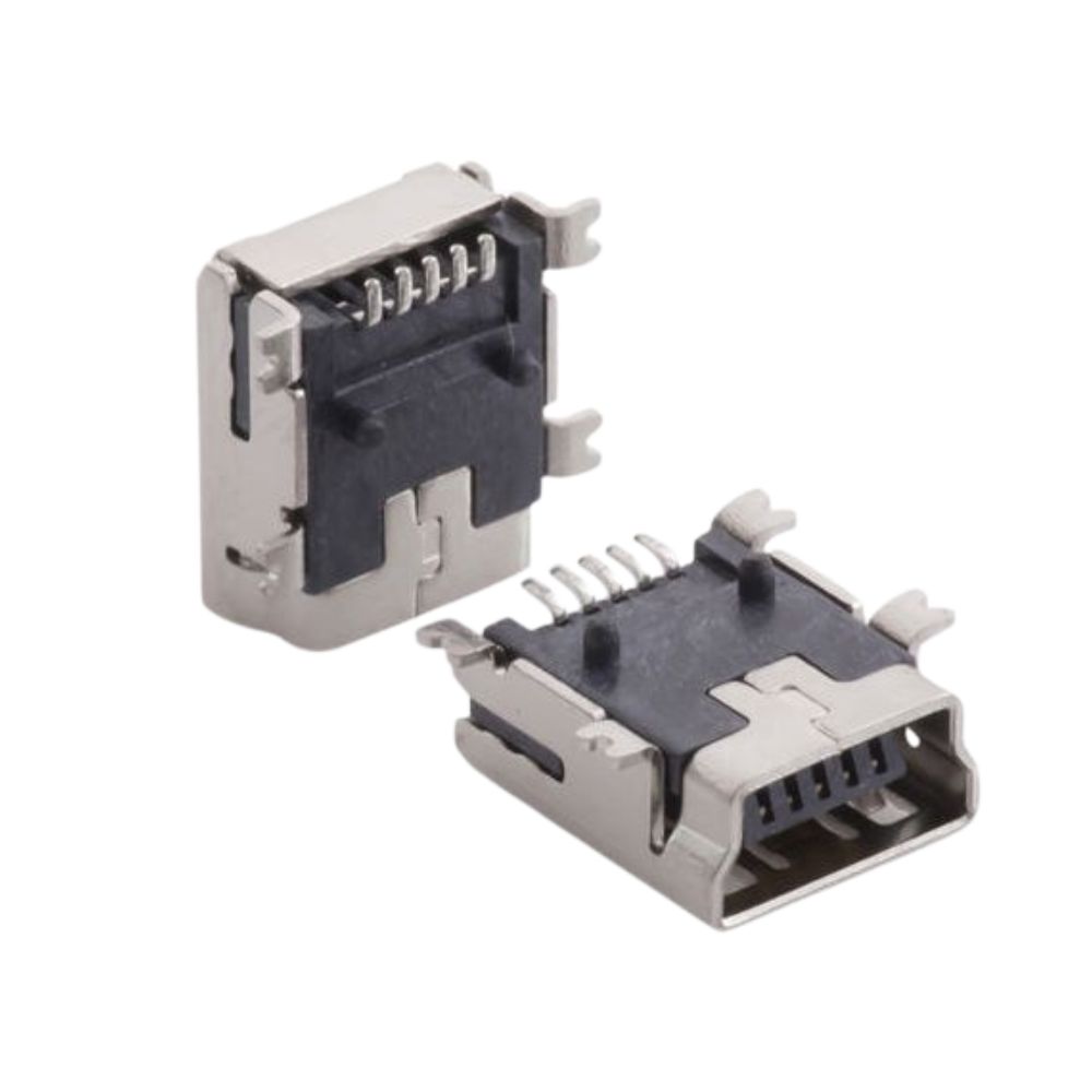 USB Female Connector, Right Angle, Type-A