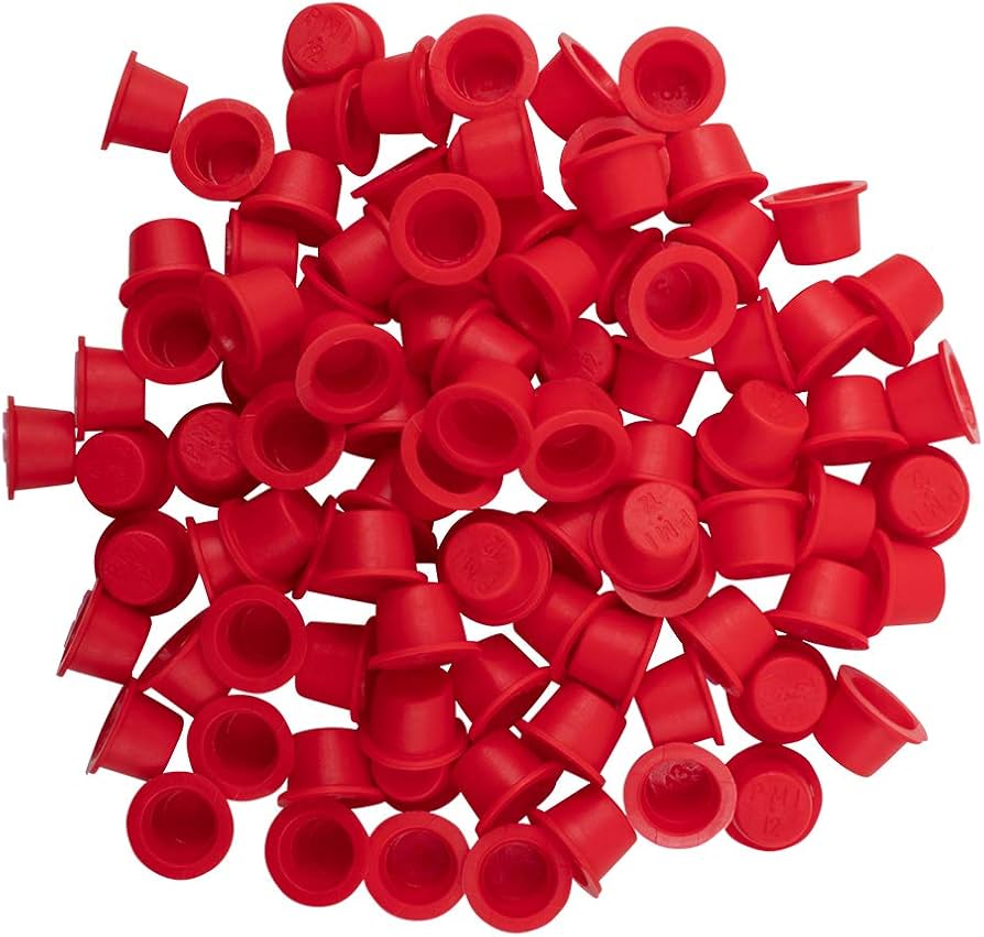 DL04 End Cap Lugs, Red Insulated Termination Cover, Suitable for 0.5–1.5mm2 Wires