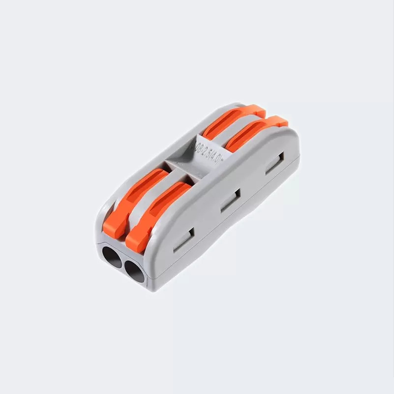 PCT-222, Quick Connector 2-Way Double Sided, 0.08–2.5mm² Wire Range 32A 250V