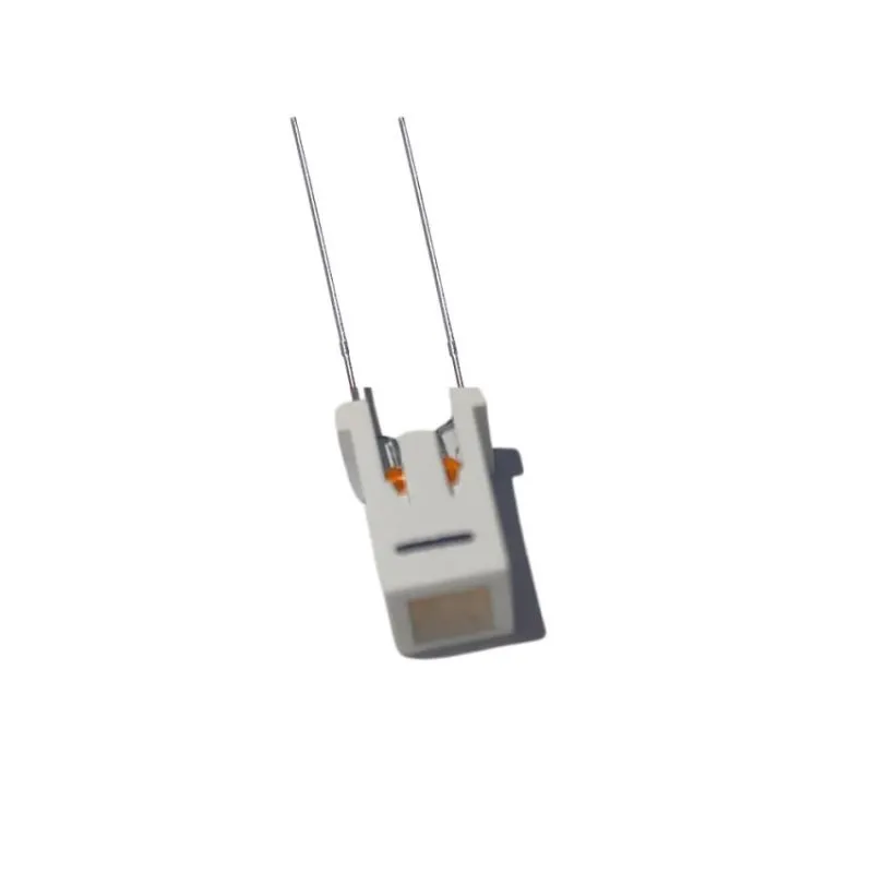 5mm Crystal Orange LED Square - Diffused Lens, Through-Hole Type
