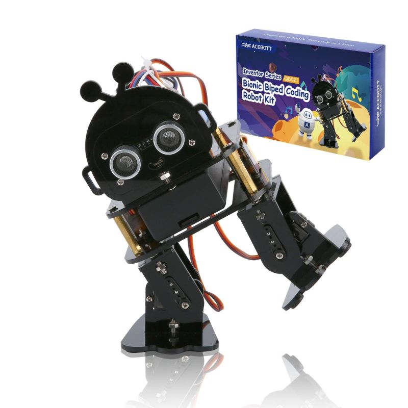 ACEBOTT Bionic Biped Robot Kit with ESP32 Controller Board | Supports Arduino, ACECode & Python Programming | For Home & K-12 Classroom STEM Education (without Battery)