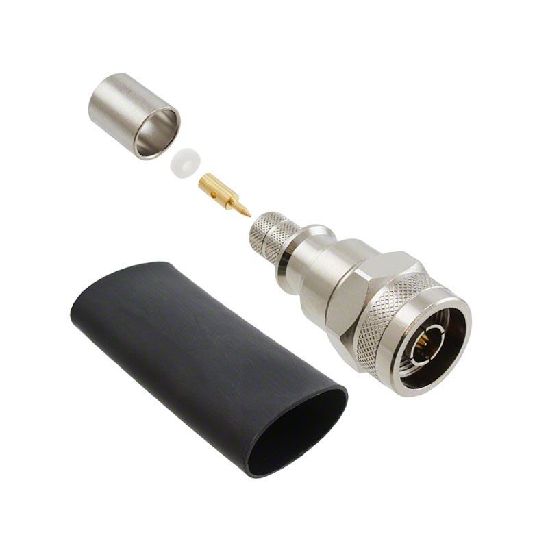 82-6553, Amphenol CONN N PLUG STR 50 OHM SOLDER, 50 Ohms Impedance